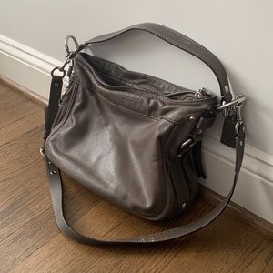 Coach Zoe A1020-F14707 Brown Leather Shoulder Bag